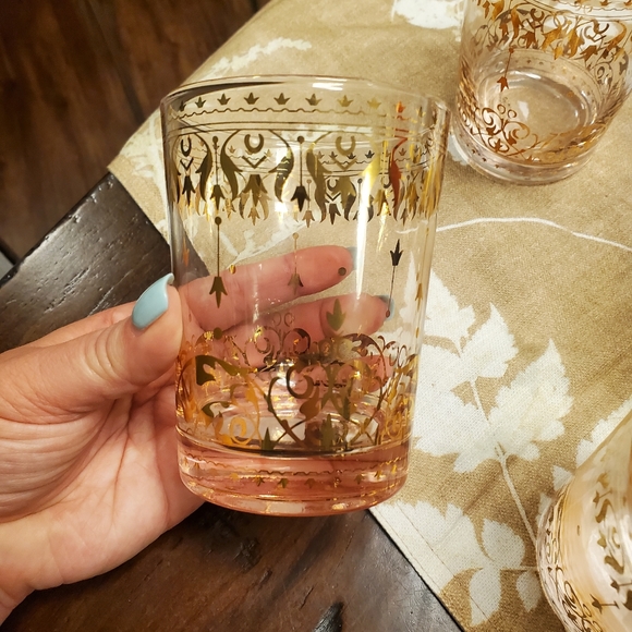 Pottery Barn set of 3 glasses - Picture 2 of 5